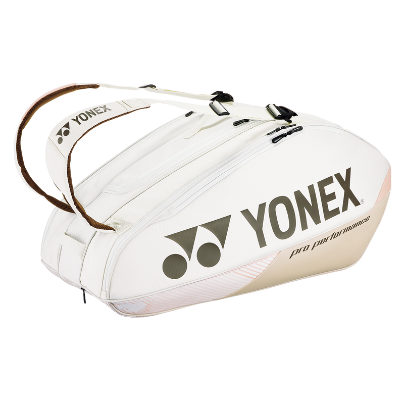 Yonex Pro 9-Racquet Bag (Sand Beige)