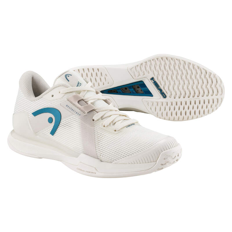 Head Women's Sprint Pro 4.0 (Off White/Teal)